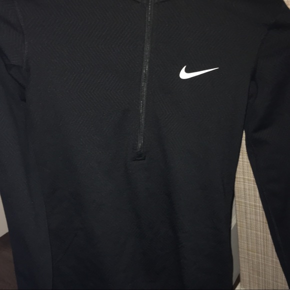 Nike Pro Warm Dri-fit Quarter Zip Top - Picture 2 of 3